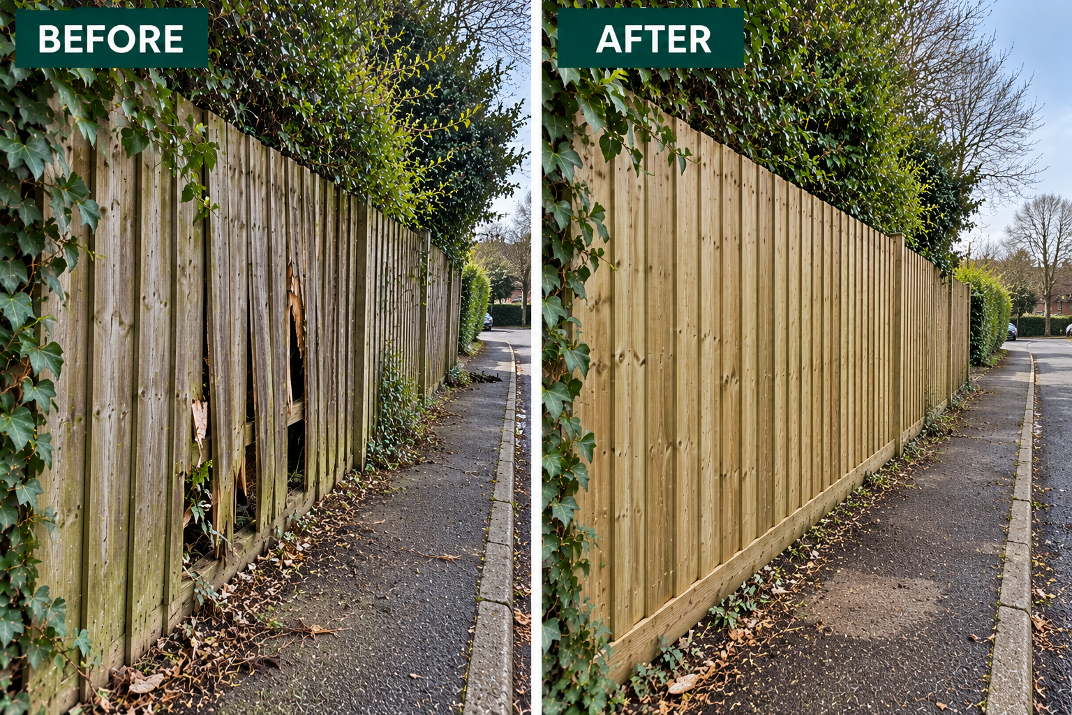 Fence repairs by AG Fenced It